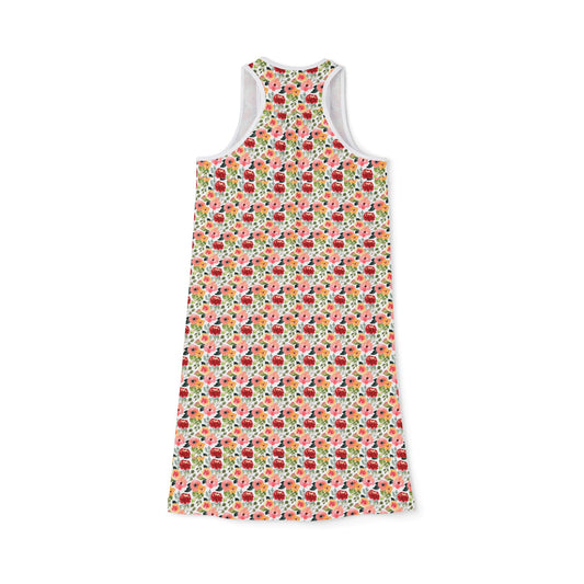 Floral Women's Racerback Dress - Perfect for Summer & Casual Outings