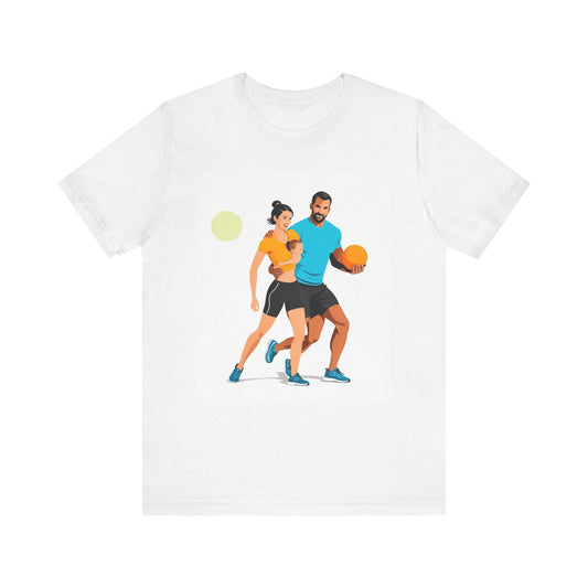 Active Lifestyle Unisex Tee - Fun Fitness Graphic