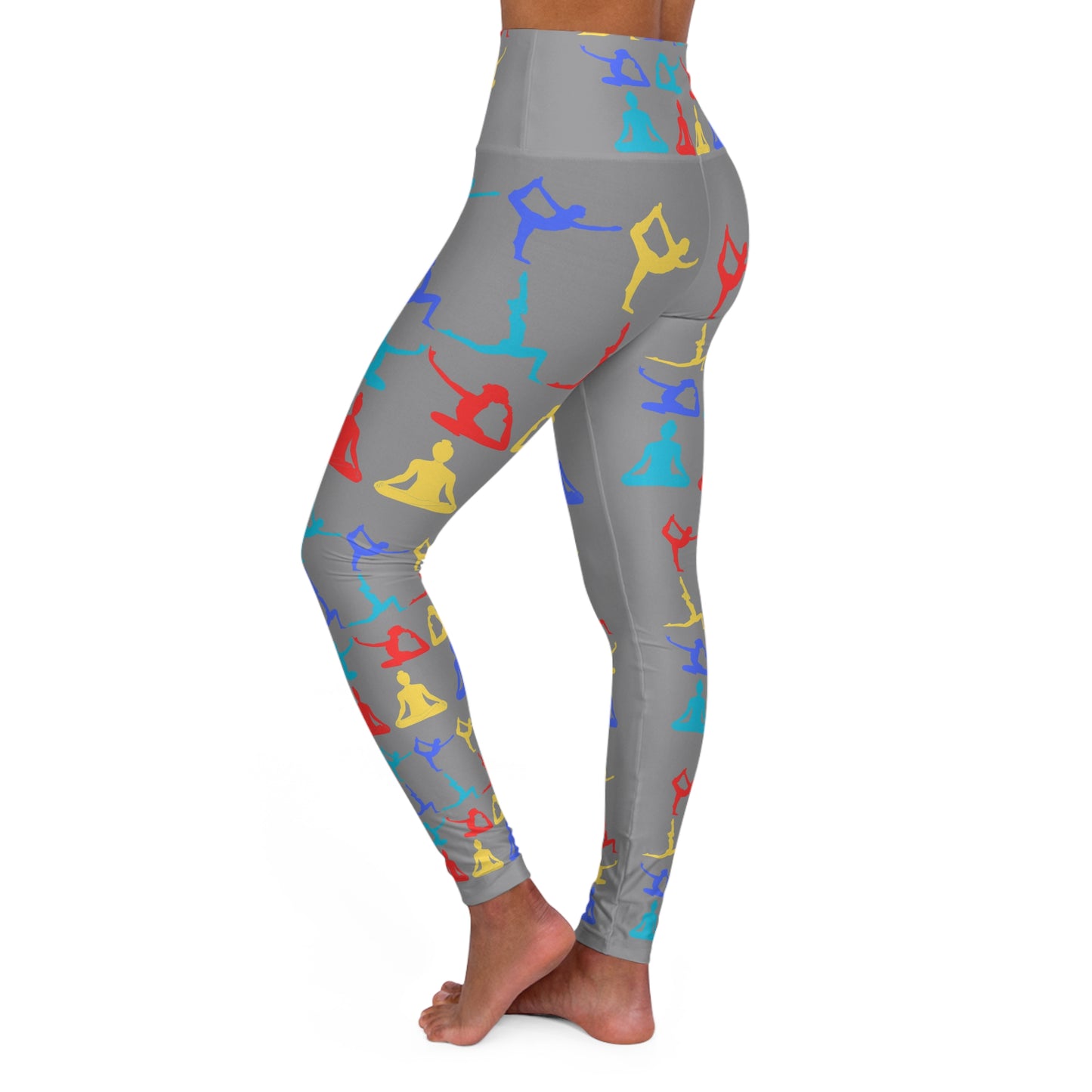 Vibrant High Waisted Yoga Leggings - Perfect for Active Lifestyles & Yoga Enthusiasts