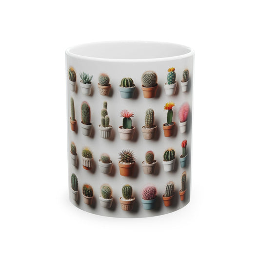 Cacti Garden Ceramic Mug - Perfect for Plant Lovers