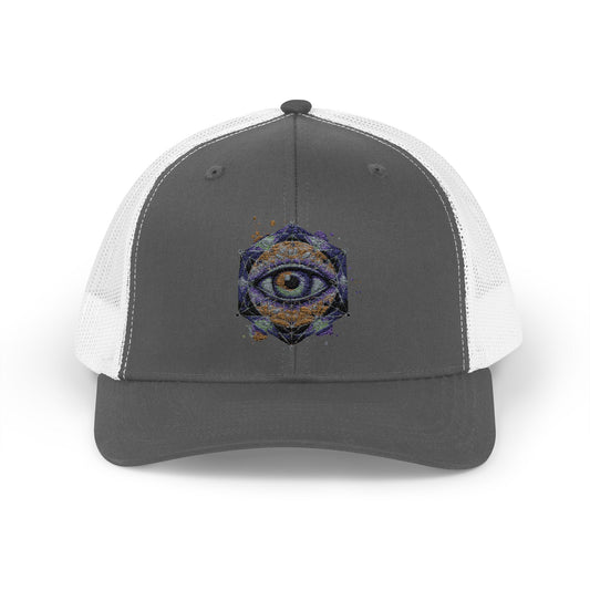Mystical Eye Snapback Trucker Cap for Spiritual Seekers