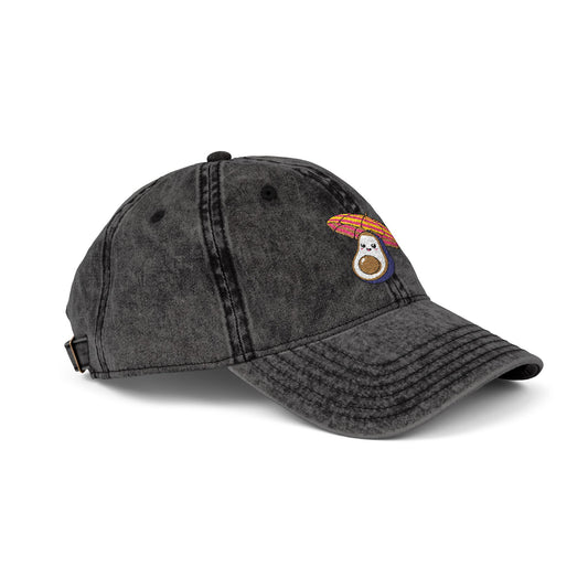 Vintage Embroidered Cap with Fun Design, Casual Wear Hat, Gift for Mushroom Lovers, Outdoor Accessories, Summer Sun Protection