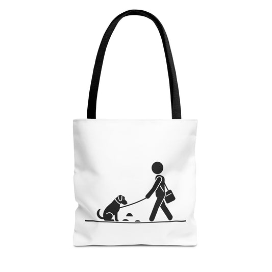 Dog Walker Tote Bag, Pet Lover Gift, Eco-Friendly Shopping Bag, Personalized Canvas Tote, Everyday Use, Animal Lover Accessory
