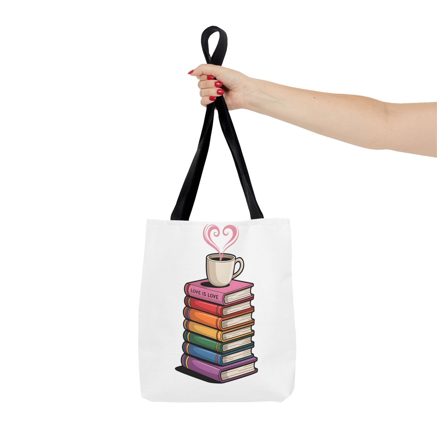 Love is Love Book Tote Bag - Cute Literary Design for Book Lovers