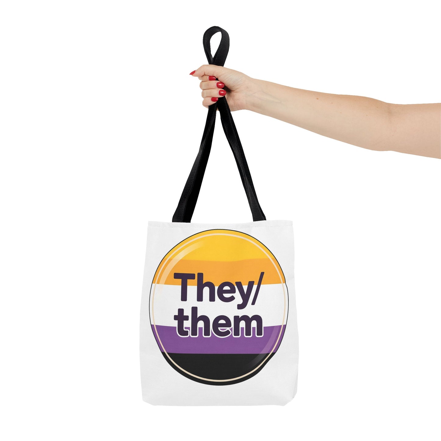 They/Them Pride Tote Bag - Inclusive Statement Accessory