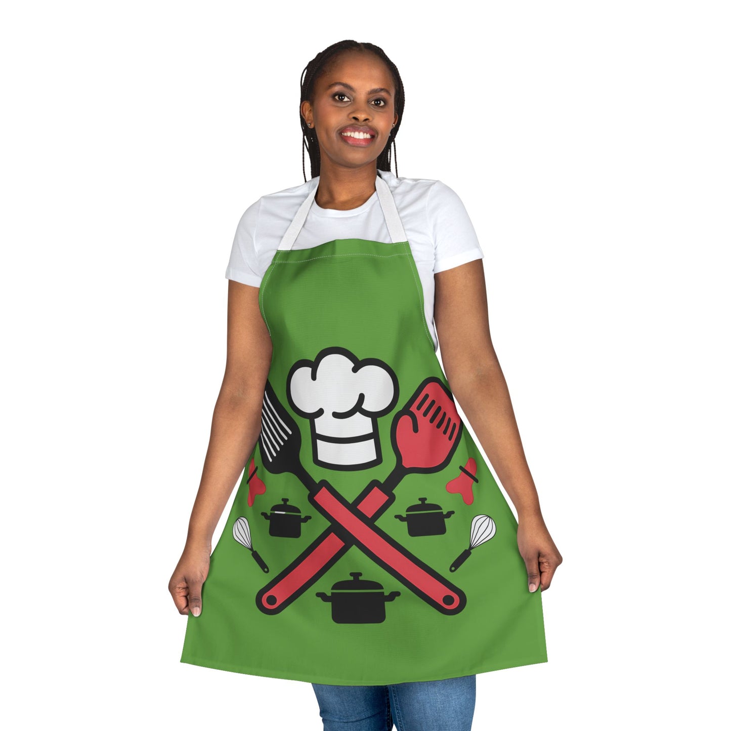 Fun Chef Apron with 5-Color Straps – Ideal for Cooking Enthusiasts and Gift for Culinary Celebrations
