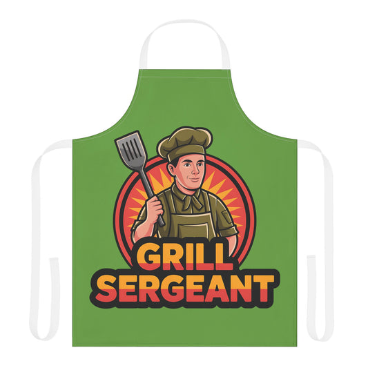 Grill Sergeant Apron - 5-Color Straps for BBQ Lovers