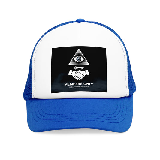 Exclusive Mesh Cap - 'Members Only' Design - Fashionable Trucker Hat