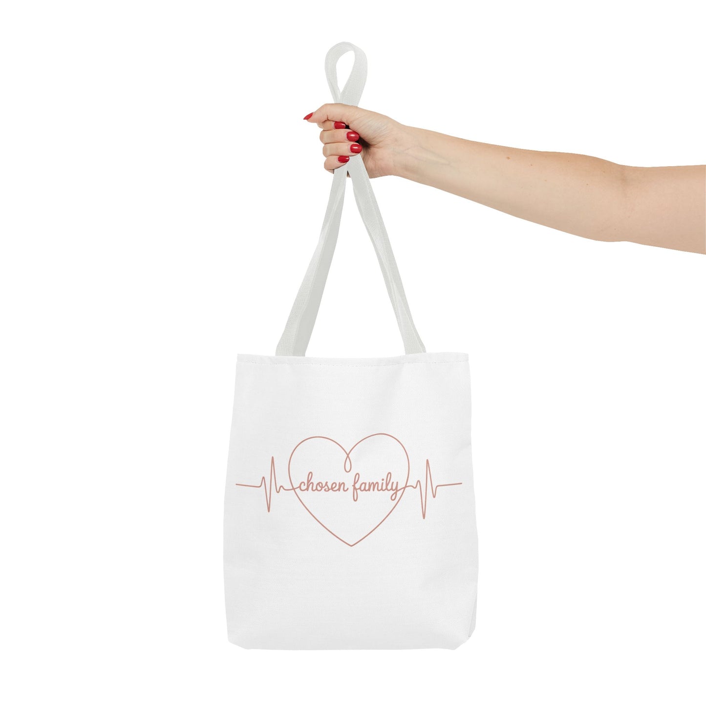 Heartbeat 'Chosen Family' Tote Bag - Perfect Gift for Loved Ones