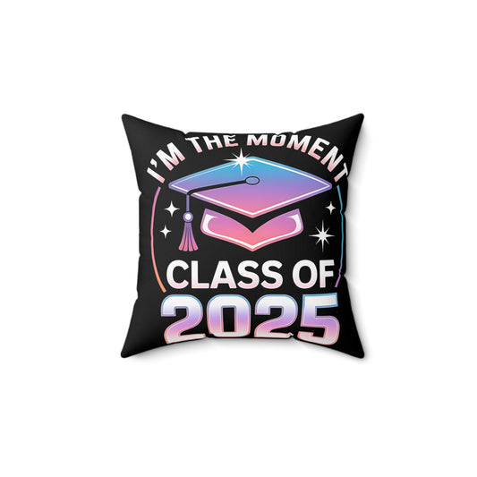Graduation Celebration Pillow - Class of 2025 Design
