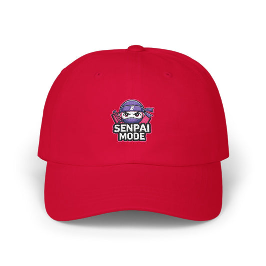 Cute Senpai Mode Dad Cap - Fun Baseball Hat, Casual Headwear, Gifts for Anime Lovers, Trendy Accessories, Everyday Wear
