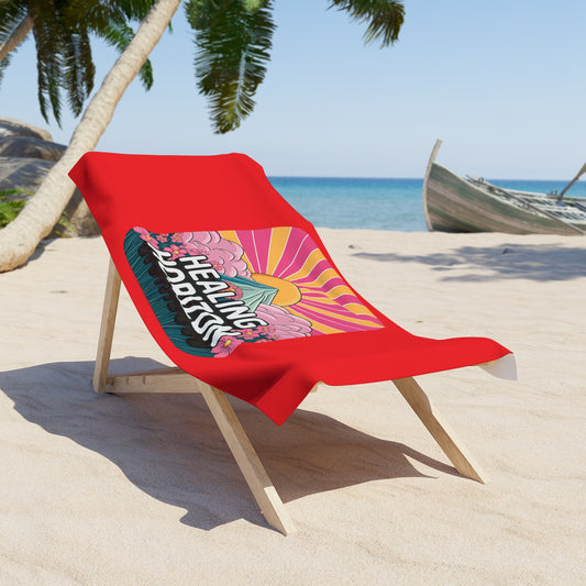 Healing Horizon Beach Towel - Vibrant Towel for Summer Fun, Pool Days, Beach Trips, Perfect Gift for Relaxation and Travel