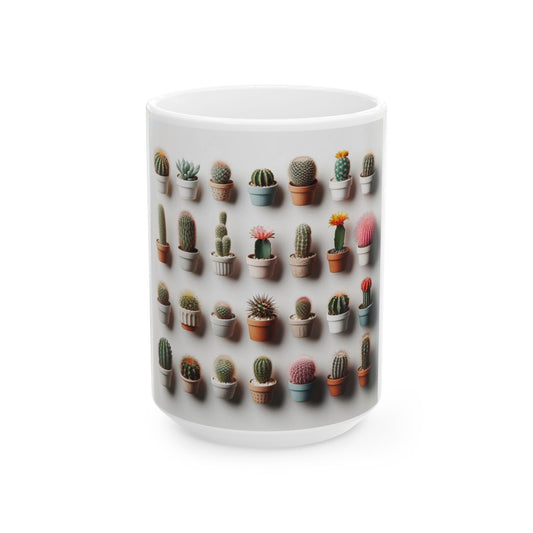 Cacti Garden Ceramic Mug - Perfect for Plant Lovers
