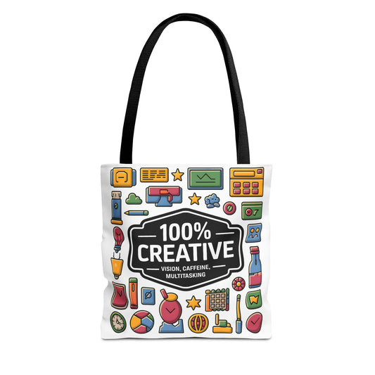 Creative Vision Tote Bag - Perfect for Artists, Students, and Creatives | 100% Creative Design, Eco-Friendly, Customizable, Gift Idea, [...]