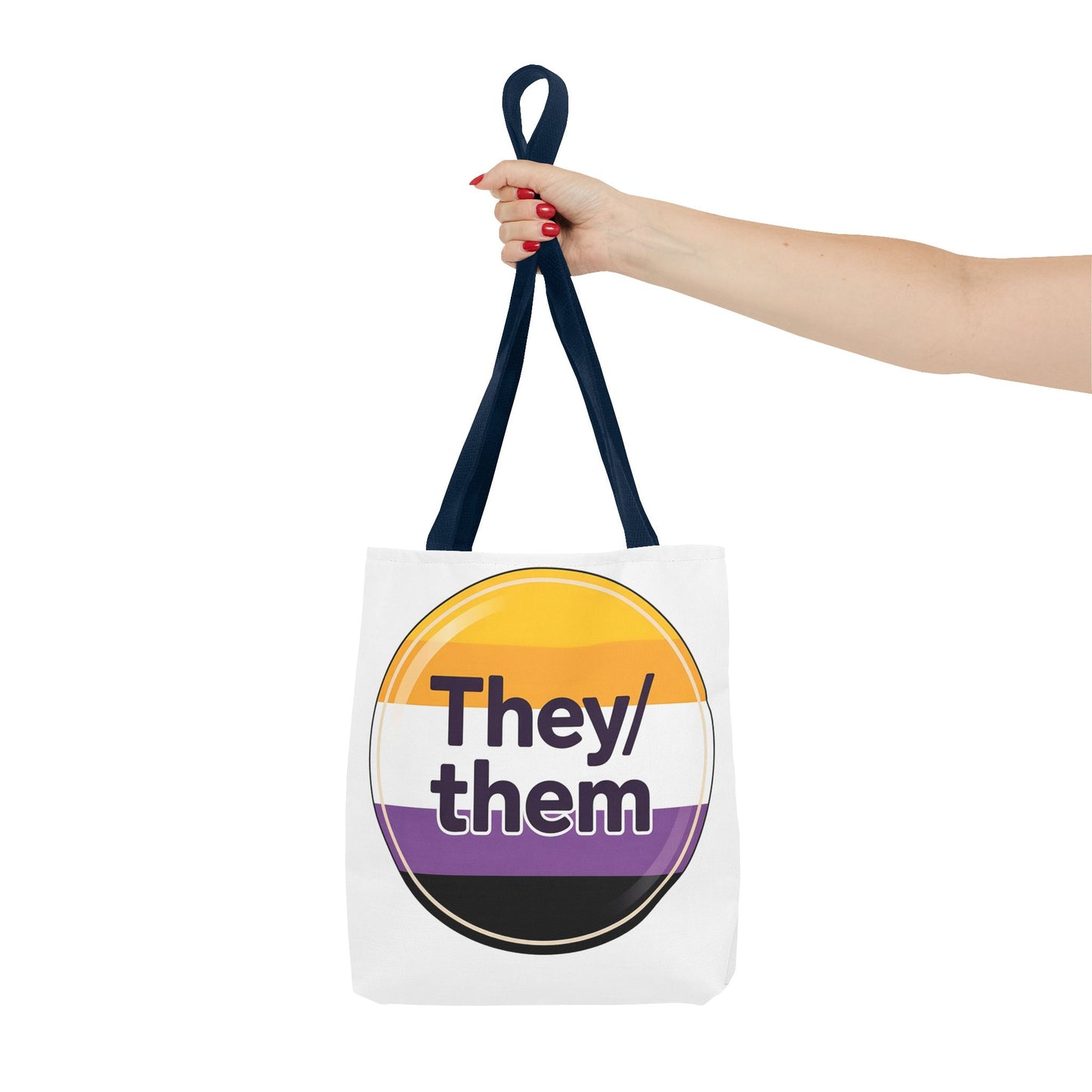 They/Them Pride Tote Bag - Inclusive Statement Accessory