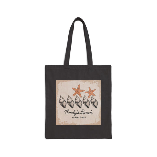 Beach-Themed Personalized Tote Bag, Summer Accessory, Eco-Friendly Gift, Custom Beach Bag for Vacation, Fun Day Out