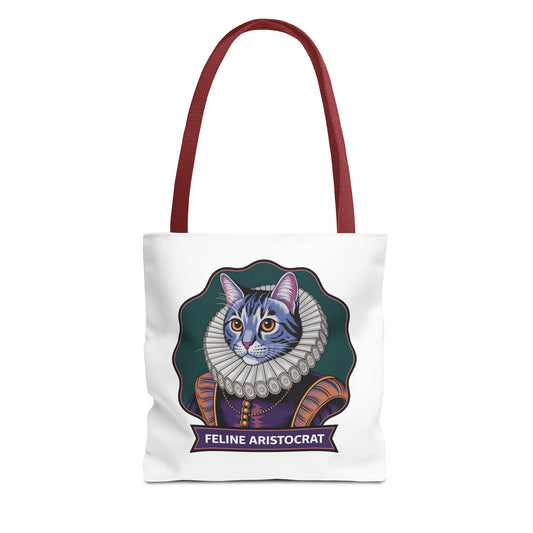 Feline Aristocrat Tote Bag – Stylish Cat Lover's Accessory