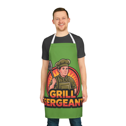 Grill Sergeant Apron - 5-Color Straps for BBQ Lovers