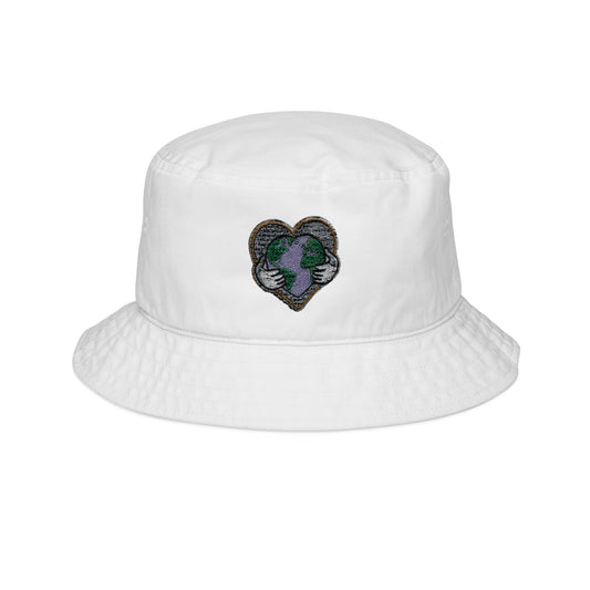 Embroidered Heart Bucket Hat | Chic Summer Accessory, Beach Hat, Festival Wear, Gift for Her, Casual Style