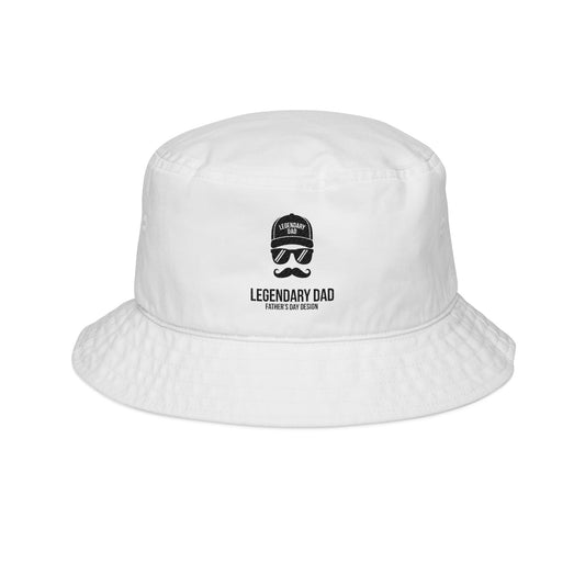 Legendary Dad Bucket Hat | Trendy Father's Day Gift, Embroidered Hat, Summer Accessory, Stylish Headwear, Outdoor Fashion