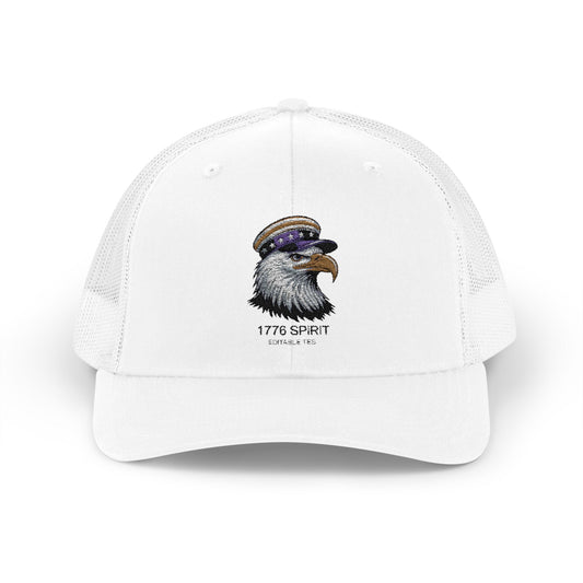 Patriotic Eagle Snapback Cap, 1776 Spirit Hat, Trucker Hat, Independence Day Gift, Outdoor Cap, Casual Wear