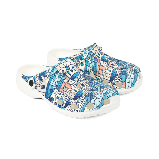 Greek Isles EVA Foam Clogs - Lightweight, Comfortable Slip-Ons for Summer Adventures
