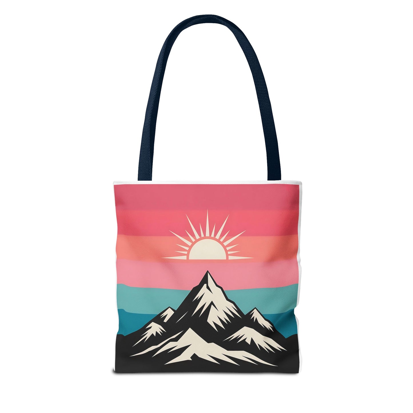 Mountain Sunrise Tote Bag - Stylish Eco-Friendly Carryall for Nature Lovers