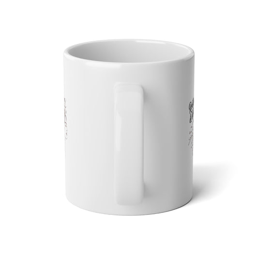 Rooted & Wild Jumbo Mug - 20oz Botanical Coffee Cup for Nature Lovers