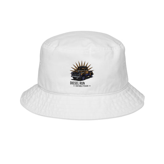 Stylish Bucket Hat with Unique Embroidery, Fashionable Sun Protection, Summer Accessory, Beachwear, Outdoor Fun, Gift Idea