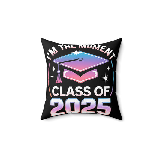 Graduation Celebration Pillow - Class of 2025 Design