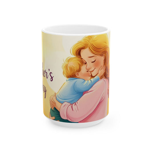 Heartwarming Mother's Day Ceramic Mug - Perfect Gift for Moms