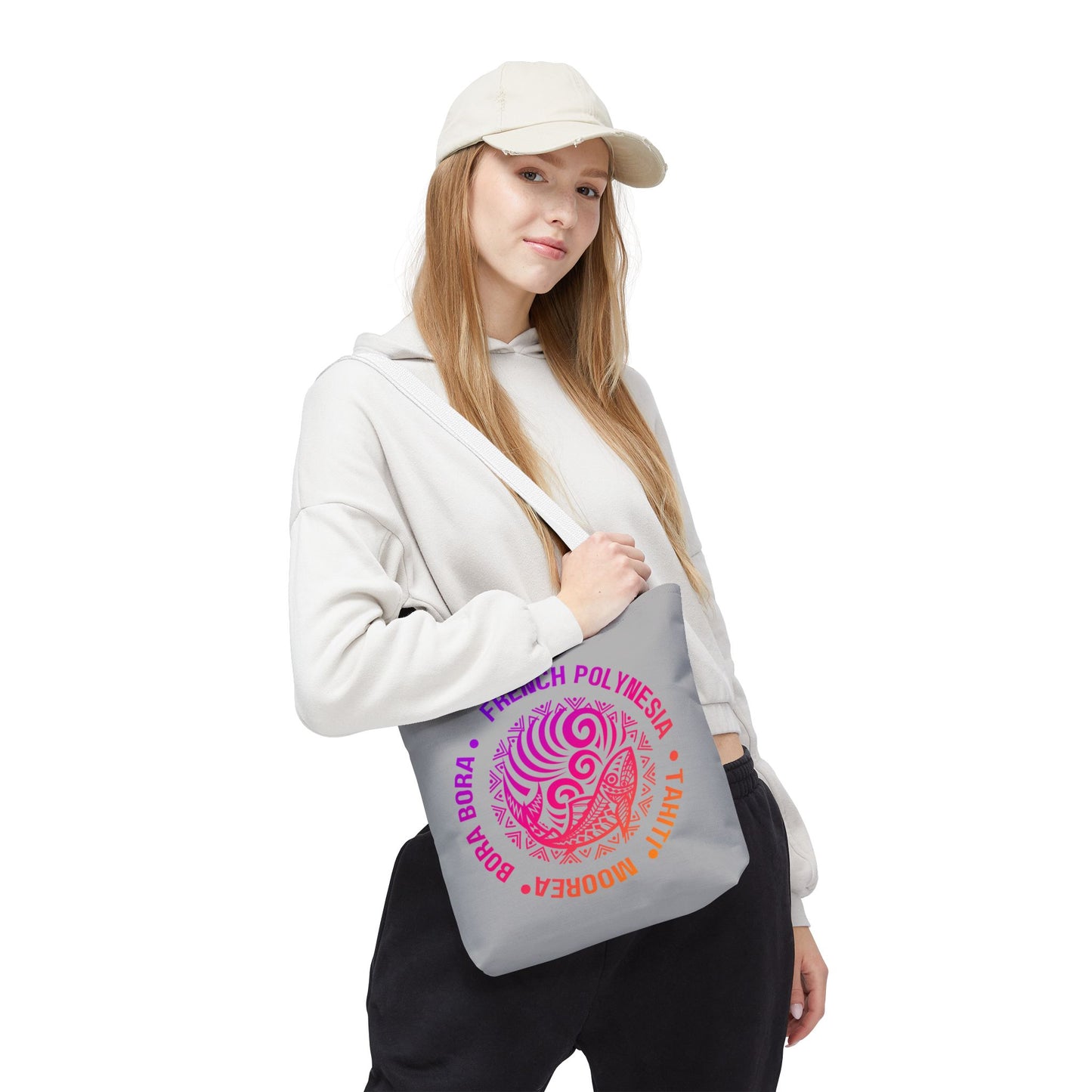 Tote Bag featuring Polynesian Design - Beach Accessory, Eco-Friendly Gift, Travel Companion, Boho Chic, Summer Vibes