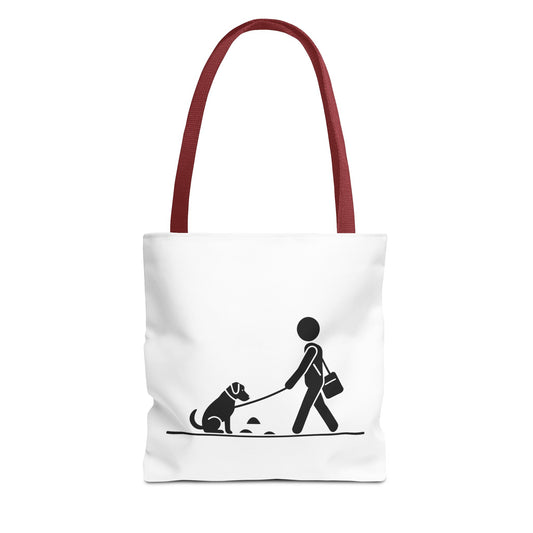 Dog Walker Tote Bag, Pet Lover Gift, Eco-Friendly Shopping Bag, Personalized Canvas Tote, Everyday Use, Animal Lover Accessory