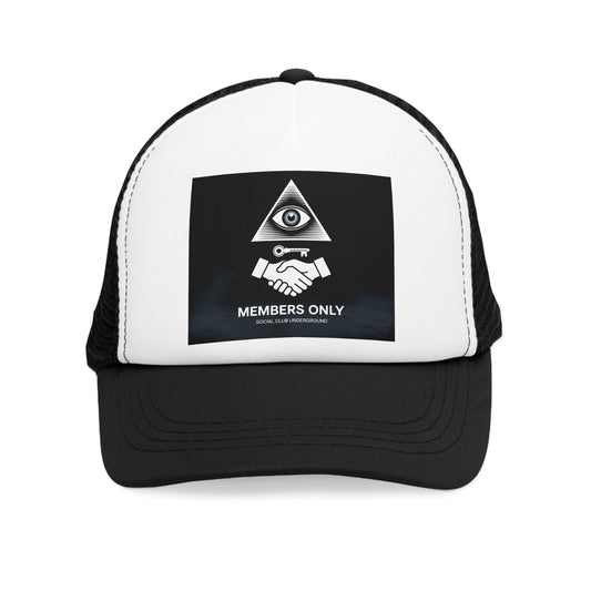 Exclusive Mesh Cap - 'Members Only' Design - Fashionable Trucker Hat